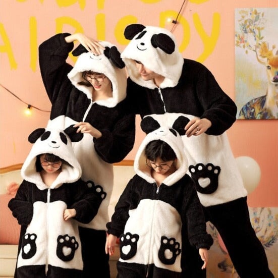 kawaiies-softtoys-plushies-kawaii-plush-Soft Bear Family Fluffy Pyjama 1-Piece Set Apparel 