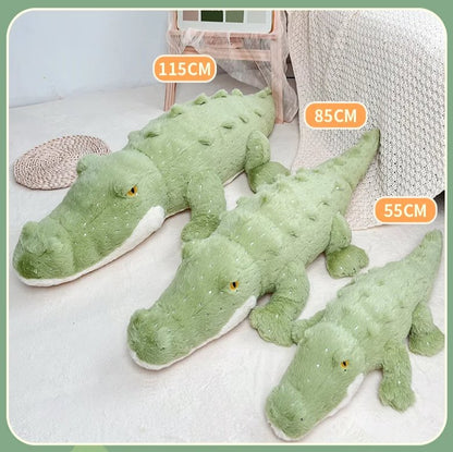 kawaiies-softtoys-plushies-kawaii-plush-Soft Fluffy Green Crocodile Plush Toy Soft toy 