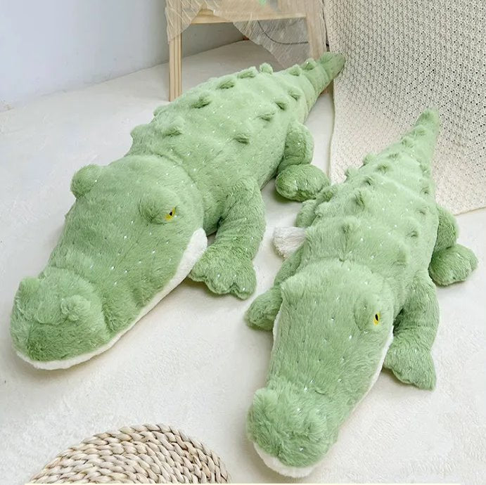 kawaiies-softtoys-plushies-kawaii-plush-Soft Fluffy Green Crocodile Plush Toy Soft toy 