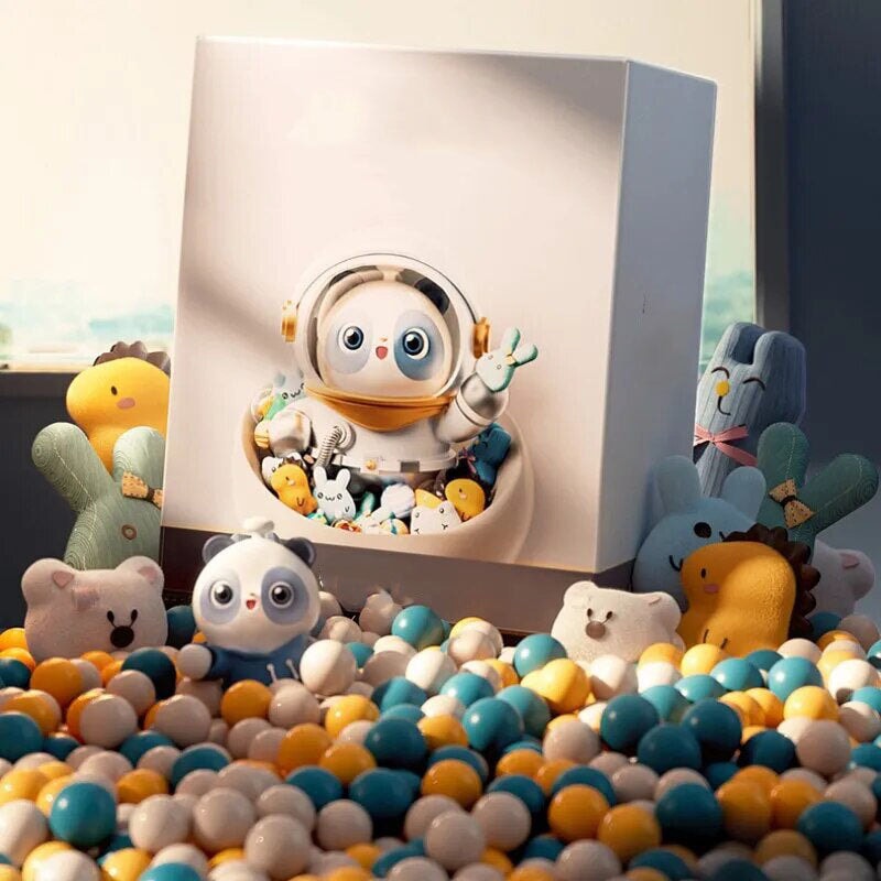 Space Astronaut Panda Bear Mini Claw Machine – Kawaiies