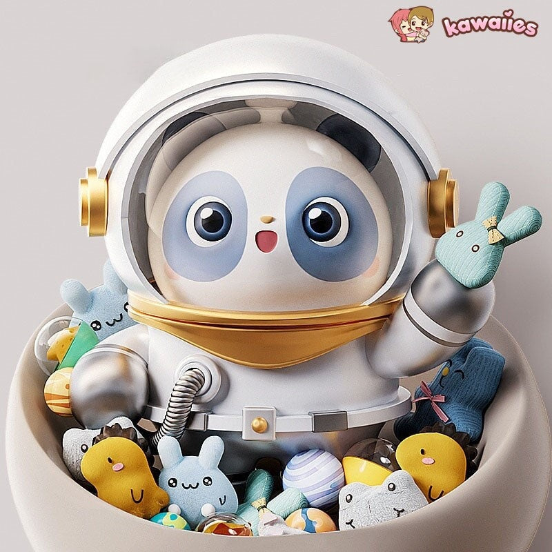 kawaiies-softtoys-plushies-kawaii-plush-Space Astronaut Panda Bear Mini Claw Machine | NEW Toys 