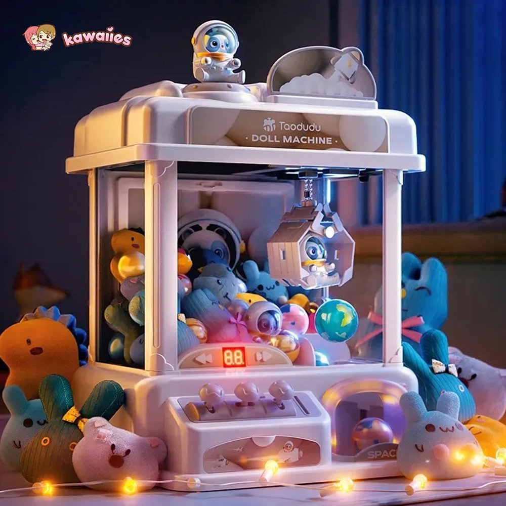 kawaiies-softtoys-plushies-kawaii-plush-Space Astronaut Panda Bear Mini Claw Machine | NEW Toys 