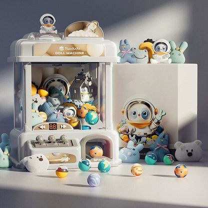 kawaiies-softtoys-plushies-kawaii-plush-Space Astronaut Panda Bear Mini Claw Machine | NEW Toys 