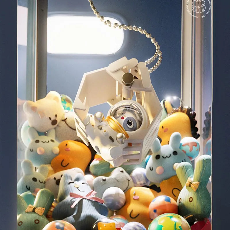 kawaiies-softtoys-plushies-kawaii-plush-Space Astronaut Panda Bear Mini Claw Machine | NEW Toys 