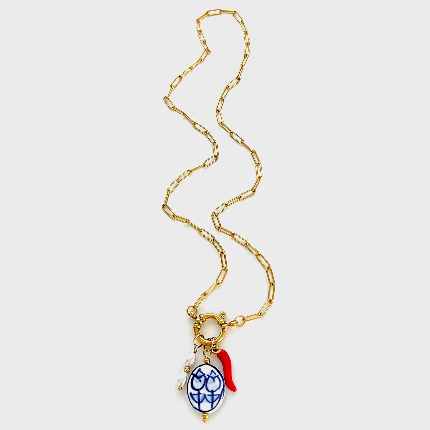 kawaiies-softtoys-plushies-kawaii-plush-Spice Pearl Porcelain Charm Necklace Jewelry 