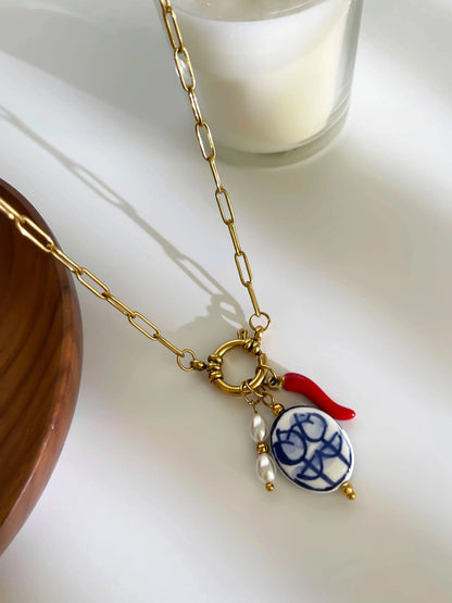 kawaiies-softtoys-plushies-kawaii-plush-Spice Pearl Porcelain Charm Necklace Jewelry 
