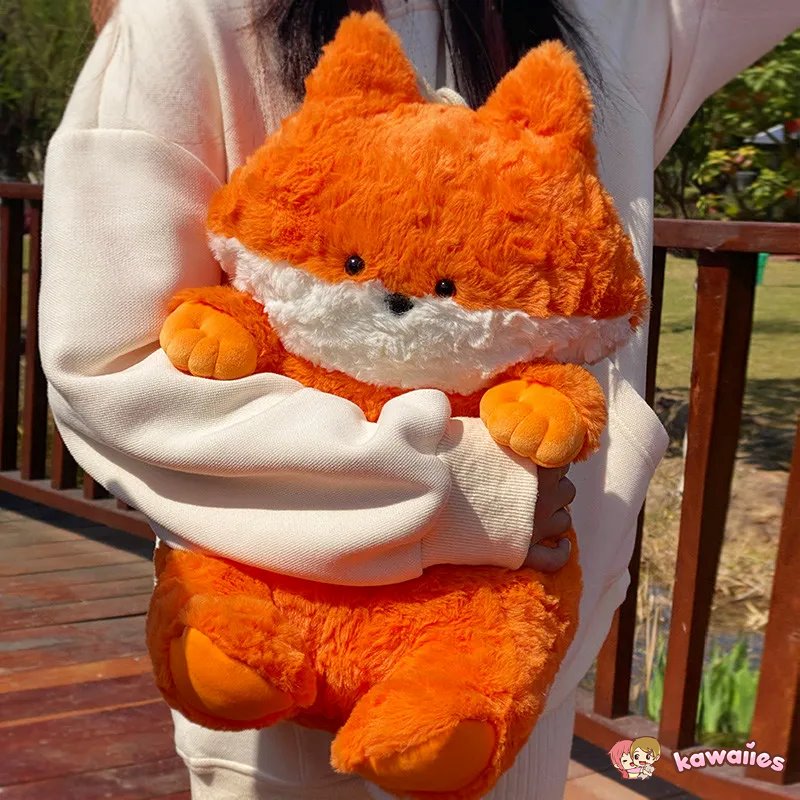 kawaiies-softtoys-plushies-kawaii-plush-Squishy Fluffy Animal Squad Fox Dino Bunny Bear Pig Dog Plushies | NEW Soft toy 