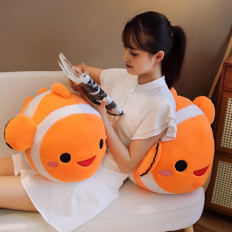 kawaiies-softtoys-plushies-kawaii-plush-Stripes the Cute Clownfish Plush Soft toy 
