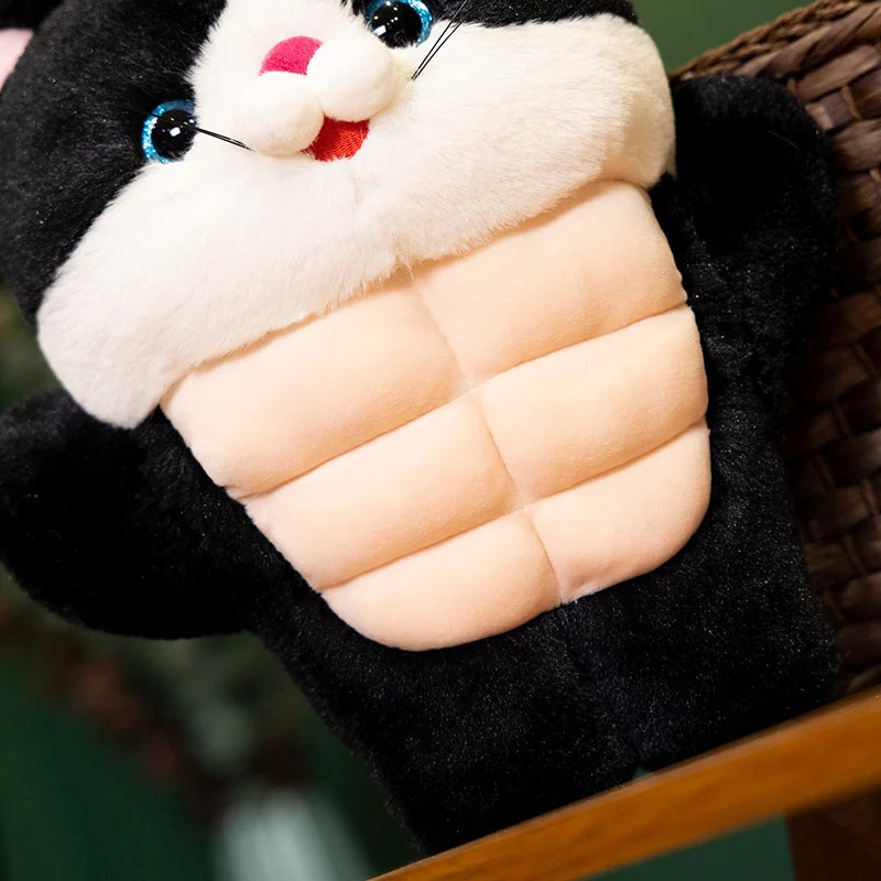 kawaiies-softtoys-plushies-kawaii-plush-Strong Muscle Cat Plushie Soft toy 