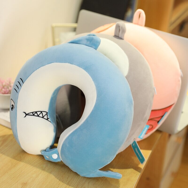 kawaiies-softtoys-plushies-kawaii-plush-Stuffed Animal Memory Foam U-Shaped Neck Pillow 2023 Collection V2 | NEW Pillows 