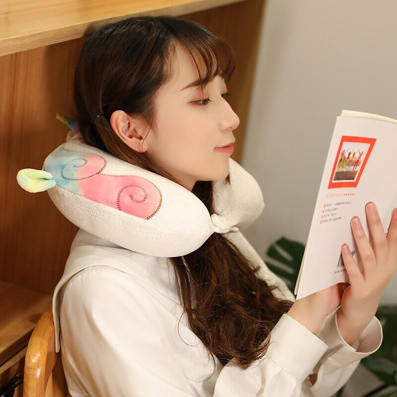 kawaiies-softtoys-plushies-kawaii-plush-Stuffed Animal Memory Foam U-Shaped Neck Pillow 2023 Collection V2 | NEW Pillows 