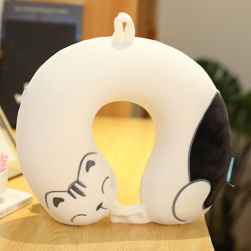 kawaiies-softtoys-plushies-kawaii-plush-Stuffed Animal Memory Foam U-Shaped Neck Pillow 2023 Collection V2 | NEW Pillows Cat 