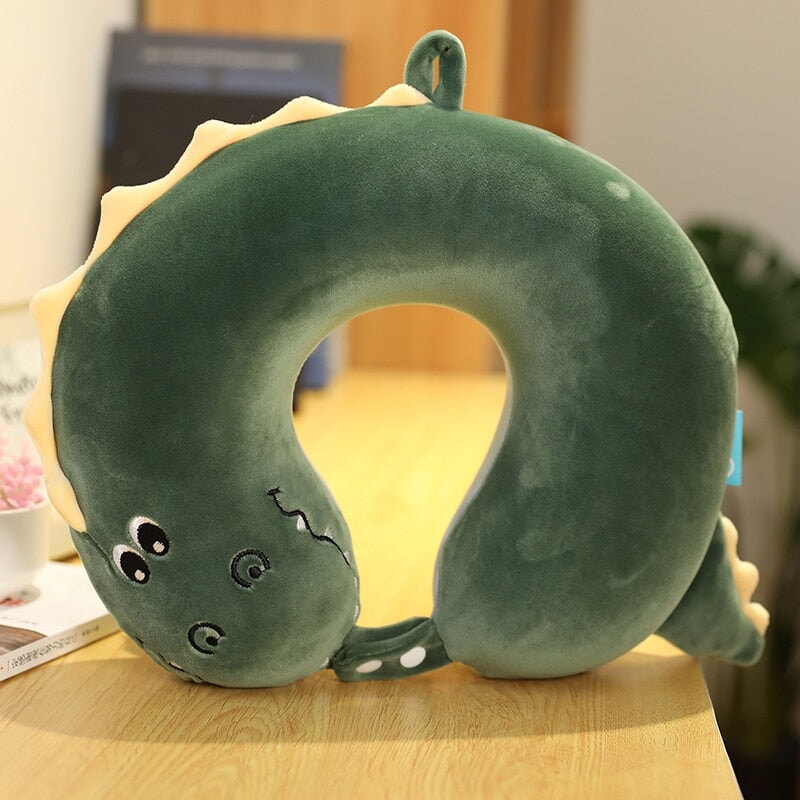 kawaiies-softtoys-plushies-kawaii-plush-Stuffed Animal Memory Foam U-Shaped Neck Pillow 2023 Collection V2 | NEW Pillows Dinosaur 