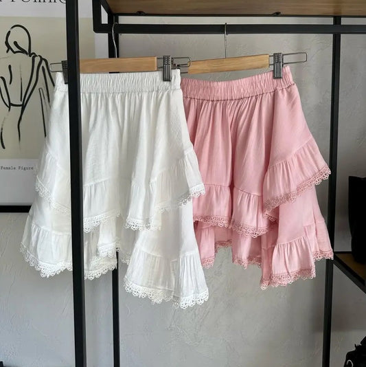 kawaiies-softtoys-plushies-kawaii-plush-Summer Irregular Ruffle Mini Skirt Apparel 