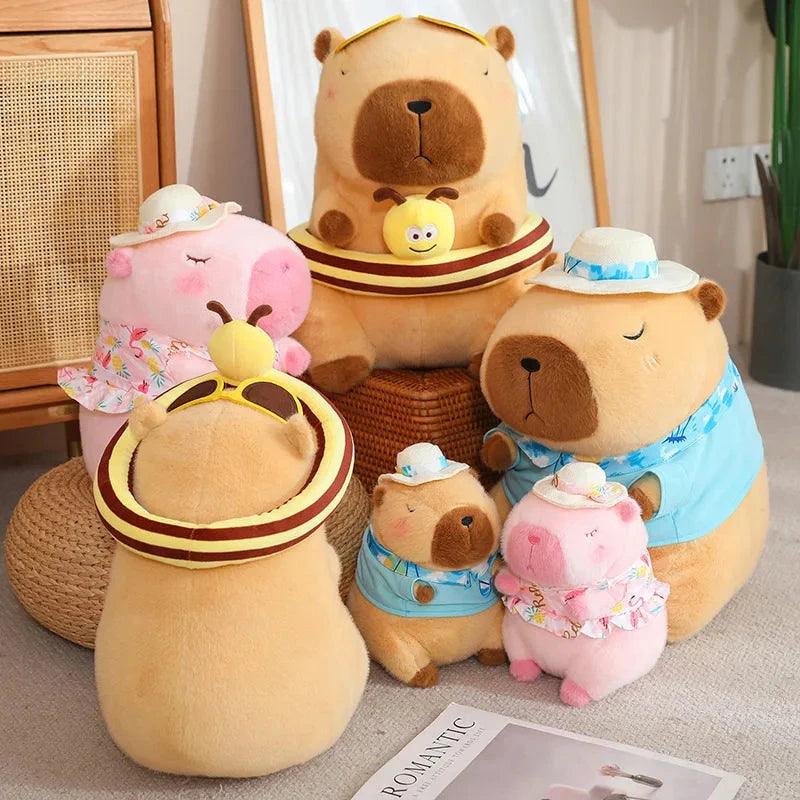 kawaiies-softtoys-plushies-kawaii-plush-Summer Loving Capybara Plush Soft toy 