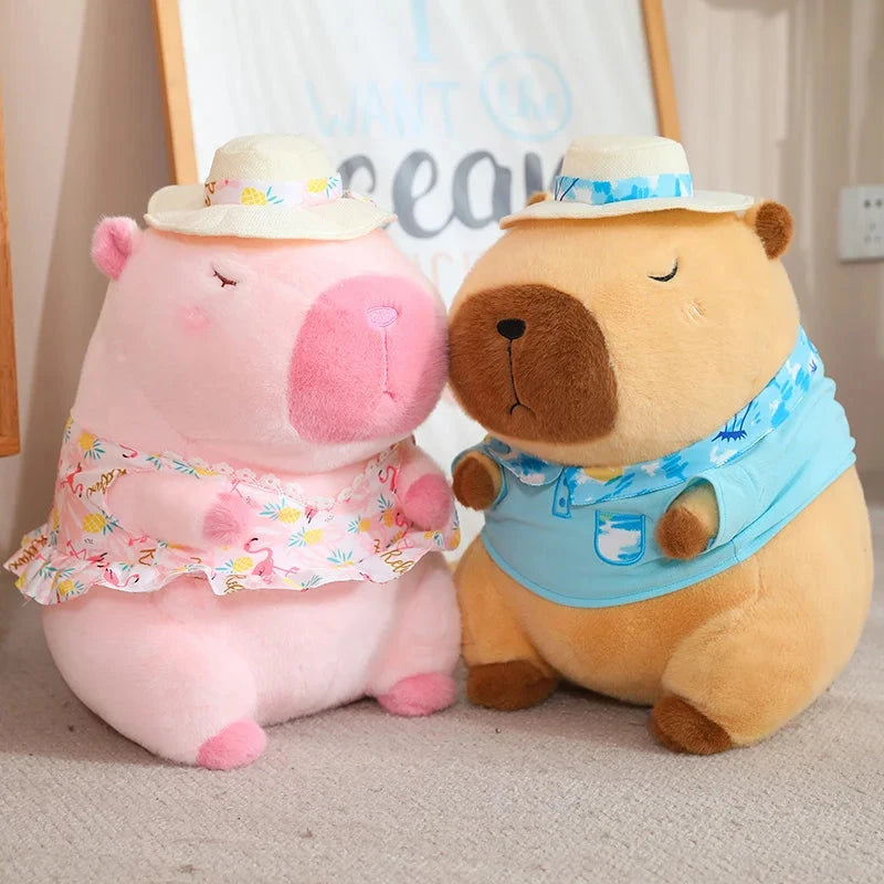 kawaiies-softtoys-plushies-kawaii-plush-Summer Loving Capybara Plush Soft toy 