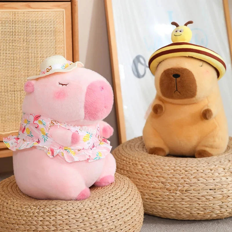 kawaiies-softtoys-plushies-kawaii-plush-Summer Loving Capybara Plush Soft toy 