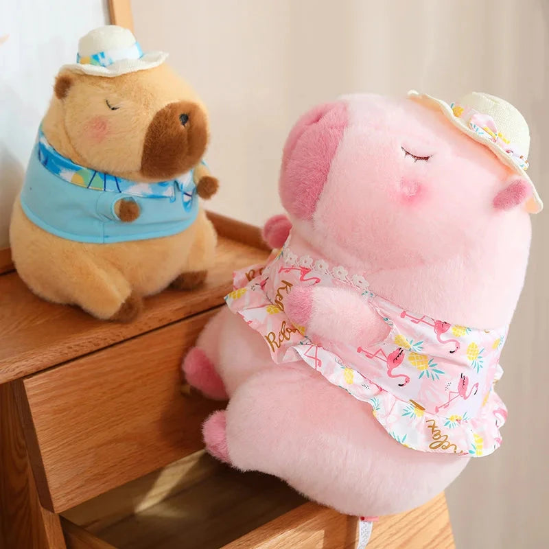 kawaiies-softtoys-plushies-kawaii-plush-Summer Loving Capybara Plush Soft toy 