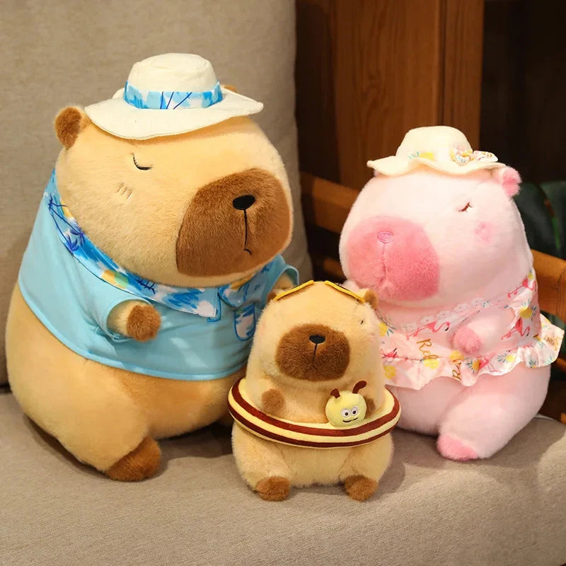 kawaiies-softtoys-plushies-kawaii-plush-Summer Loving Capybara Plush Soft toy 