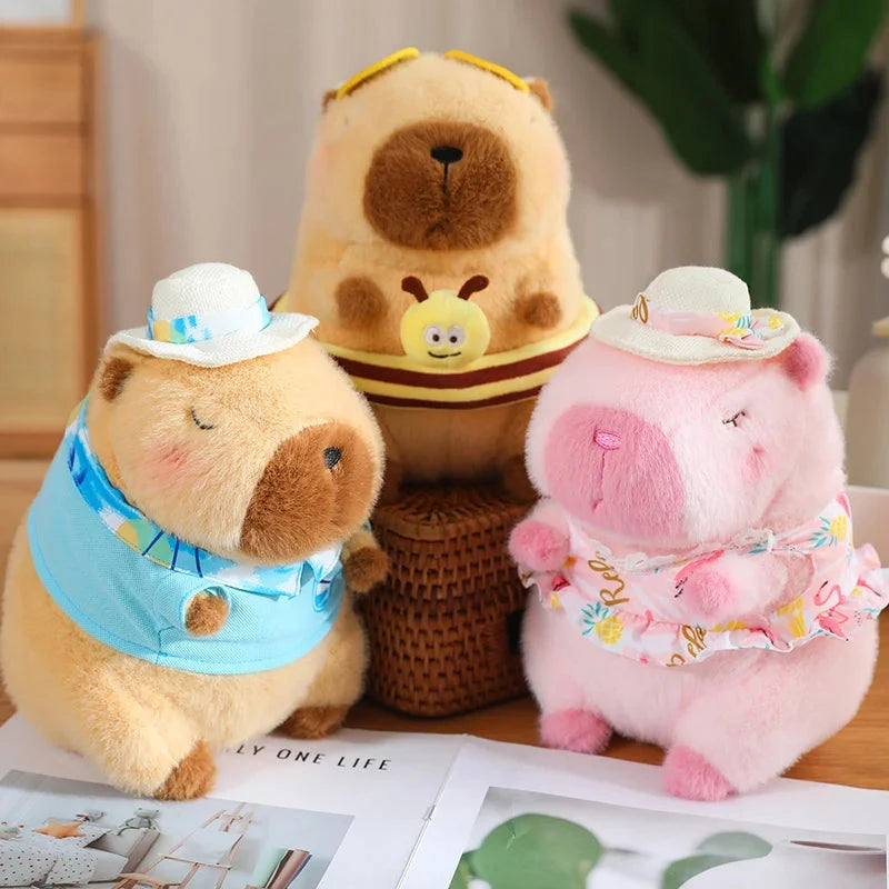 kawaiies-softtoys-plushies-kawaii-plush-Summer Loving Capybara Plush Soft toy 