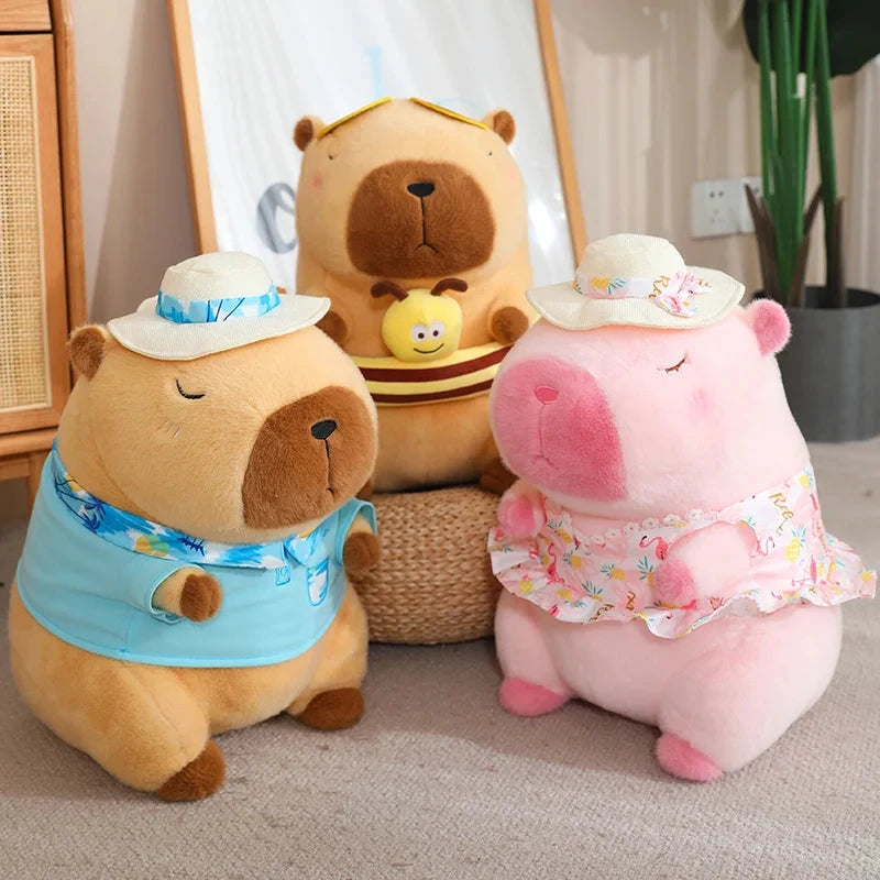kawaiies-softtoys-plushies-kawaii-plush-Summer Loving Capybara Plush Soft toy 