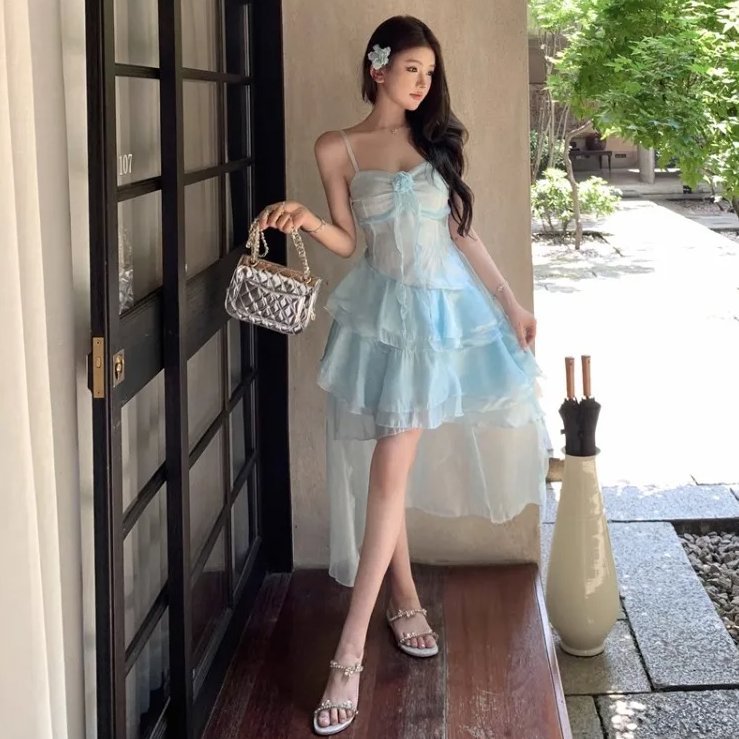 kawaiies-softtoys-plushies-kawaii-plush-Summer Sweet Chic Sleeveless Dress Apparel S 