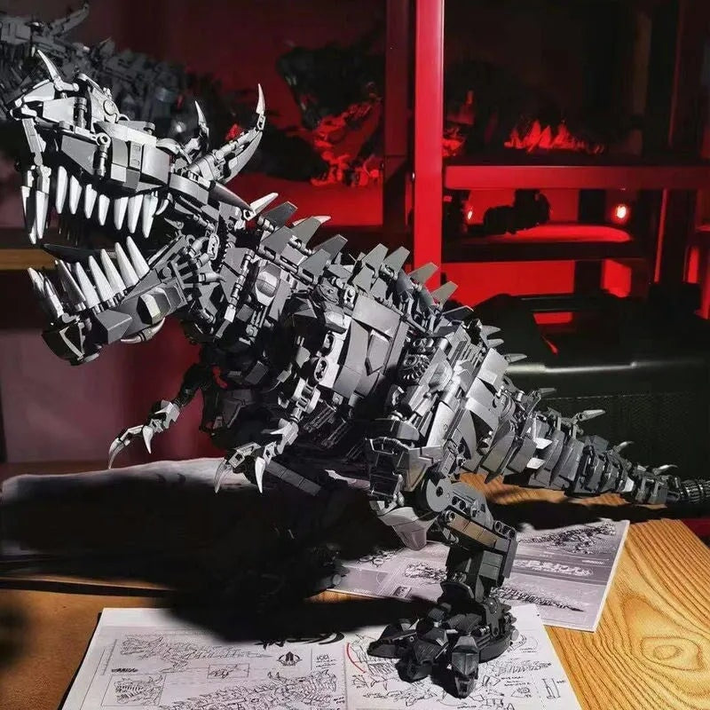 kawaiies-softtoys-plushies-kawaii-plush-Super Mech Colossal Carnotaurus Dinosaur Building Set | NEW Build it 
