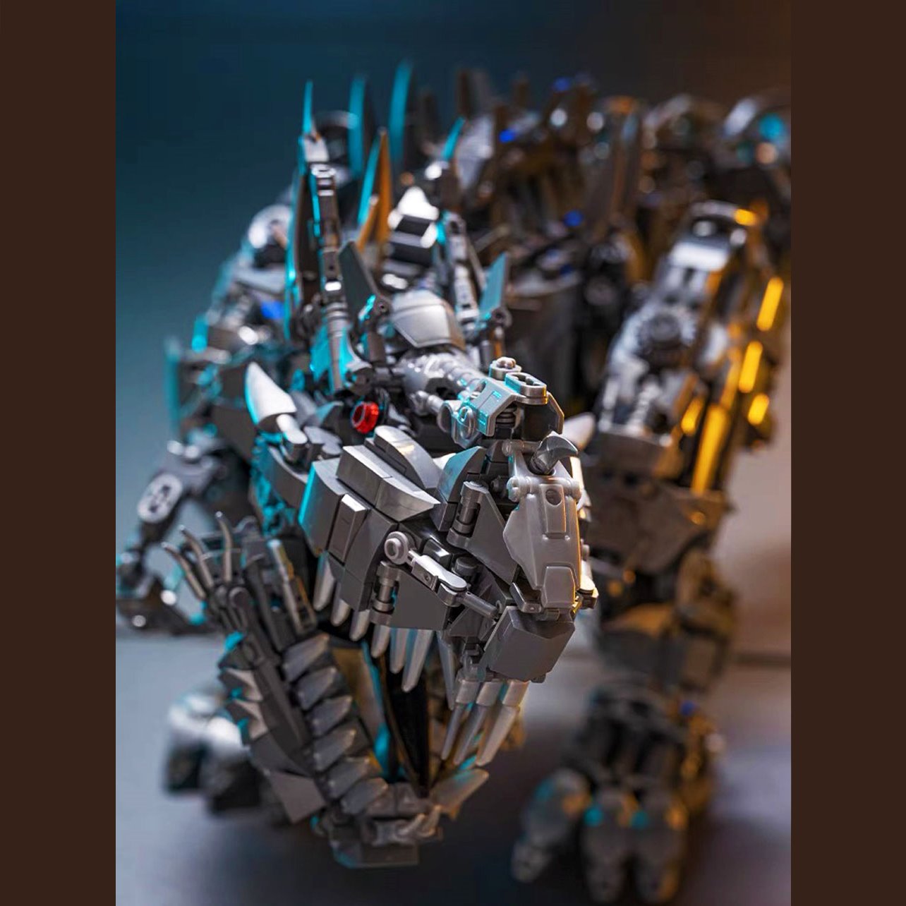 kawaiies-softtoys-plushies-kawaii-plush-Super Mech Colossal Carnotaurus Dinosaur Building Set | NEW Build it 