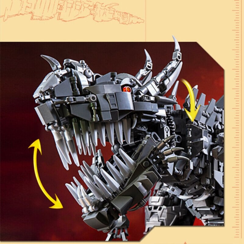 kawaiies-softtoys-plushies-kawaii-plush-Super Mech Colossal Carnotaurus Dinosaur Building Set | NEW Build it 
