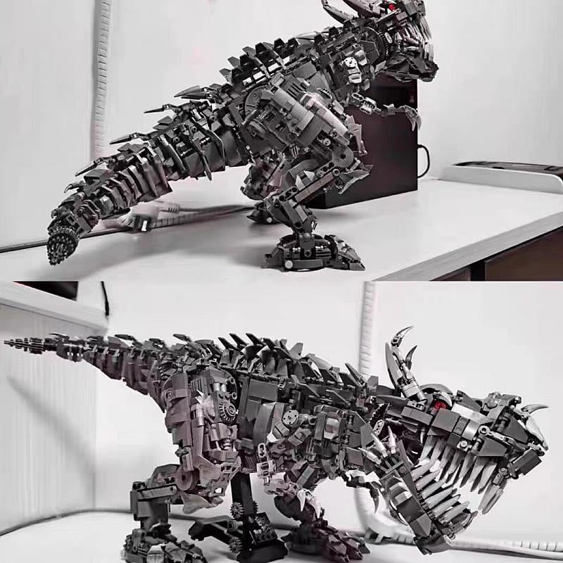 kawaiies-softtoys-plushies-kawaii-plush-Super Mech Colossal Carnotaurus Dinosaur Building Set | NEW Build it 