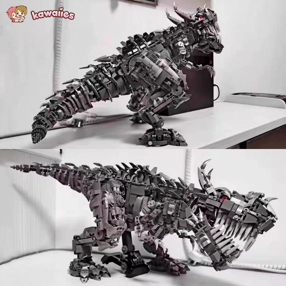 kawaiies-softtoys-plushies-kawaii-plush-Super Mech Colossal Carnotaurus Dinosaur Building Set | NEW Build it 