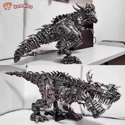 kawaiies-softtoys-plushies-kawaii-plush-Super Mech Colossal Carnotaurus Dinosaur Building Set | NEW Build it 