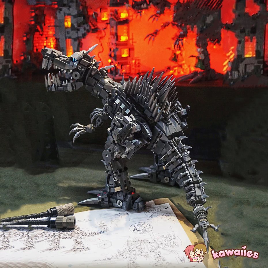 kawaiies-softtoys-plushies-kawaii-plush-Super Mech Colossal Spinosaurus Dinosaur Building Set Build it 