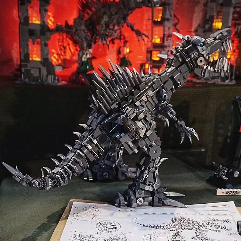 kawaiies-softtoys-plushies-kawaii-plush-Super Mech Colossal Spinosaurus Dinosaur Building Set Build it 