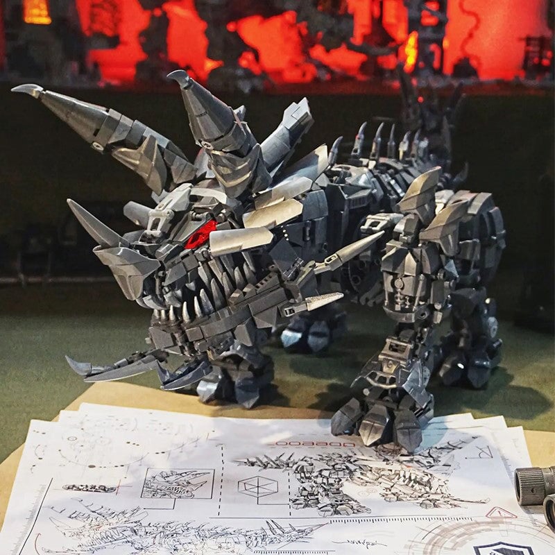kawaiies-softtoys-plushies-kawaii-plush-Super Mech Colossal Triceratops Dinosaur Building Set Build it 