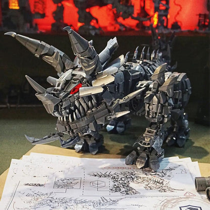 kawaiies-softtoys-plushies-kawaii-plush-Super Mech Colossal Triceratops Dinosaur Building Set Build it 