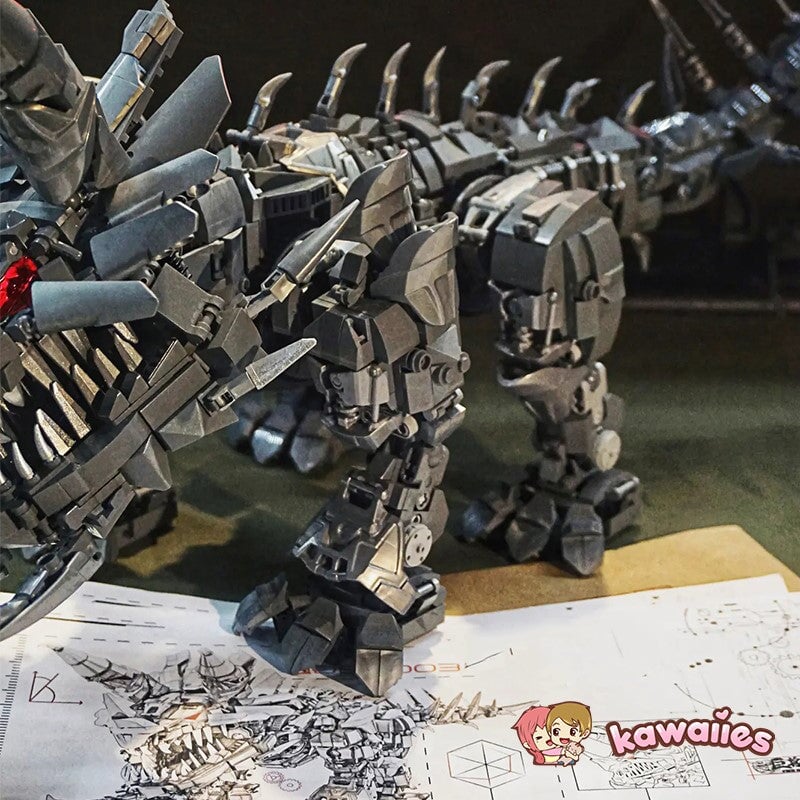 kawaiies-softtoys-plushies-kawaii-plush-Super Mech Colossal Triceratops Dinosaur Building Set Build it 