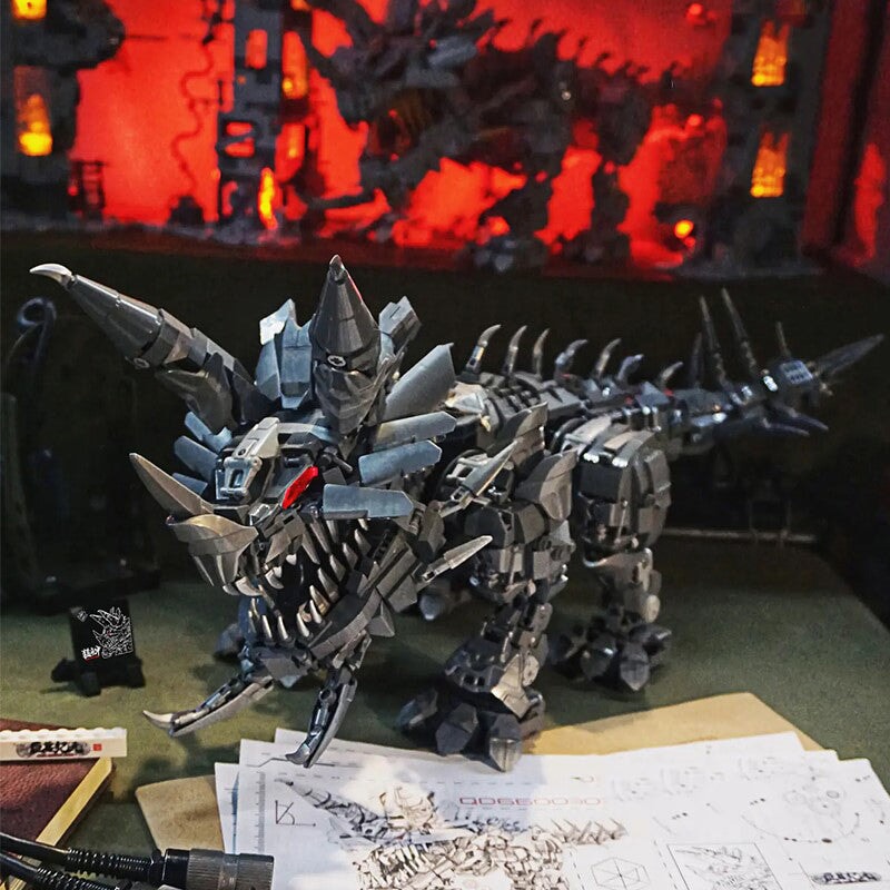 kawaiies-softtoys-plushies-kawaii-plush-Super Mech Colossal Triceratops Dinosaur Building Set Build it 