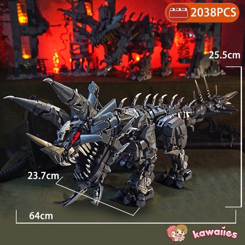 kawaiies-softtoys-plushies-kawaii-plush-Super Mech Colossal Triceratops Dinosaur Building Set Build it 