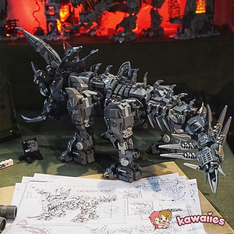 kawaiies-softtoys-plushies-kawaii-plush-Super Mech Colossal Triceratops Dinosaur Building Set Build it 