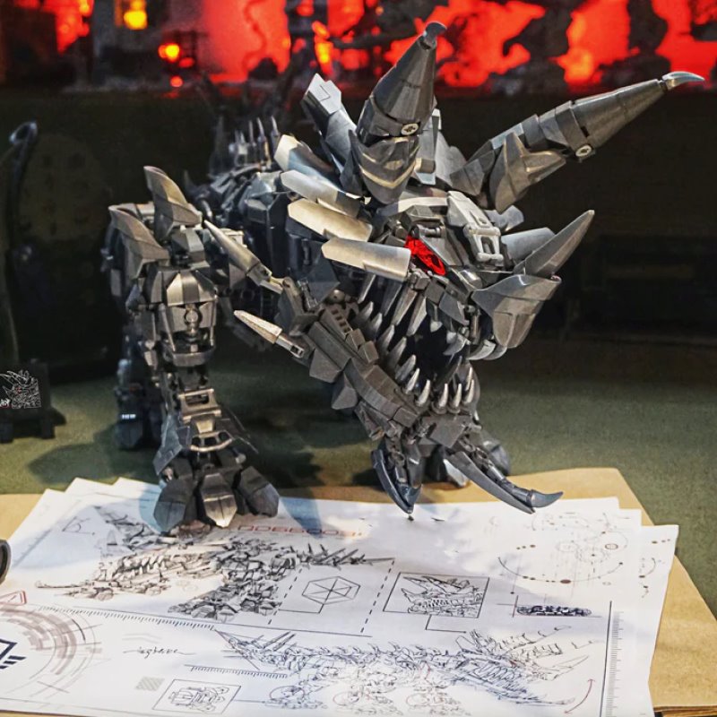 kawaiies-softtoys-plushies-kawaii-plush-Super Mech Colossal Triceratops Dinosaur Building Set Build it 