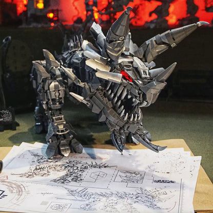 kawaiies-softtoys-plushies-kawaii-plush-Super Mech Colossal Triceratops Dinosaur Building Set Build it 
