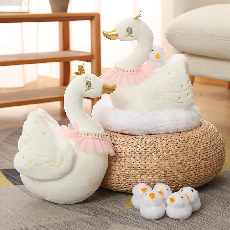 kawaiies-softtoys-plushies-kawaii-plush-Swan and Chicken Family Plushies Soft toy 