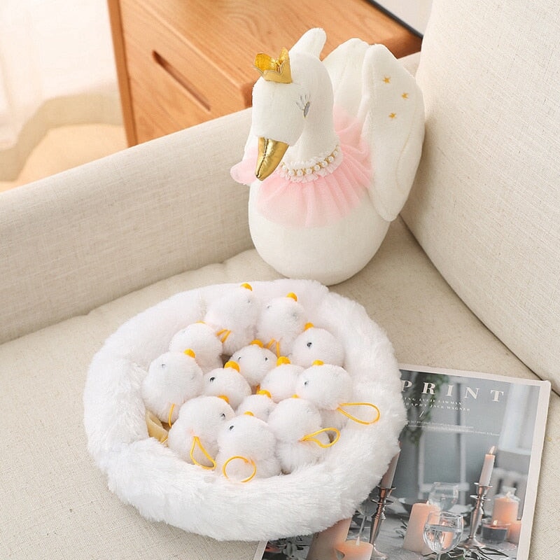 kawaiies-softtoys-plushies-kawaii-plush-Swan and Chicken Family Plushies Soft toy 