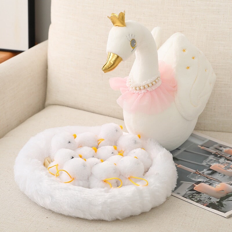kawaiies-softtoys-plushies-kawaii-plush-Swan and Chicken Family Plushies Soft toy 