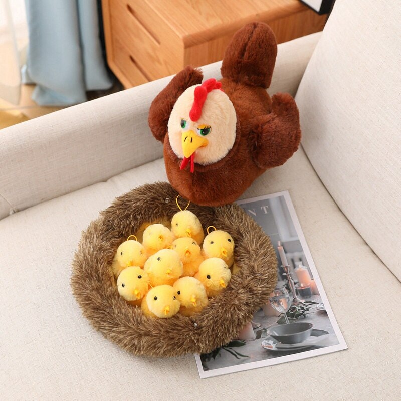 kawaiies-softtoys-plushies-kawaii-plush-Swan and Chicken Family Plushies Soft toy 