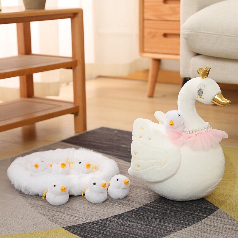 kawaiies-softtoys-plushies-kawaii-plush-Swan and Chicken Family Plushies Soft toy 