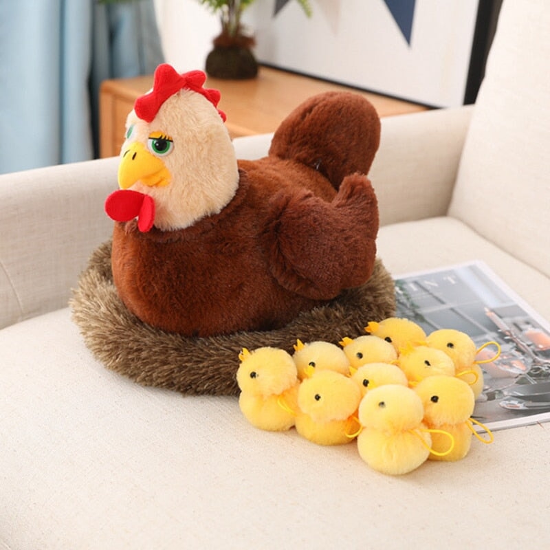 kawaiies-softtoys-plushies-kawaii-plush-Swan and Chicken Family Plushies Soft toy Chicken 