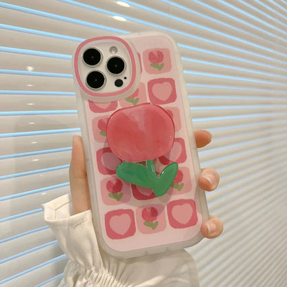 kawaiies-softtoys-plushies-kawaii-plush-Sweet Rose iPhone Case with Holder Accessories 