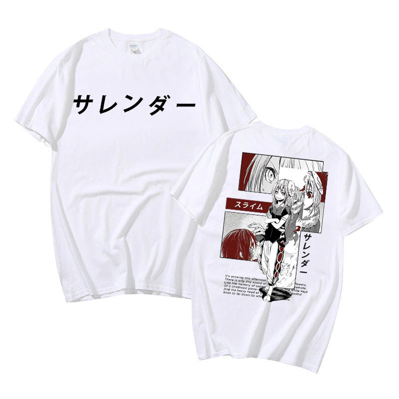 kawaiies-softtoys-plushies-kawaii-plush-Tensura Japanese Anime Girl T-shirt | NEW Tops White XS 